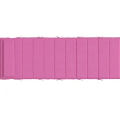 vidaXL Solsängkudde Rosa 178 x 60 x 4 cm Oxford tyg