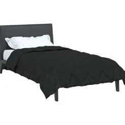 vidaXL Sommar Duvet Svart 200 x 135 cm Mikrofiber