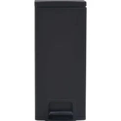 Clearance vidaXL Soptunna med pedal anti-fingeravtryck 30 L rostfritt stål Svart