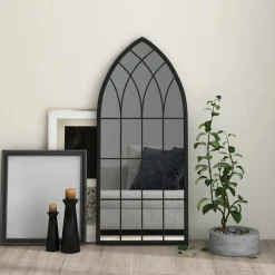 Sale vidaXL Spegel 100x45 cm järn för inomhusbruk Svart
