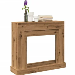 vidaXL Spiselkrans artisan ek 100x30x87,5 cm konstruerat trä