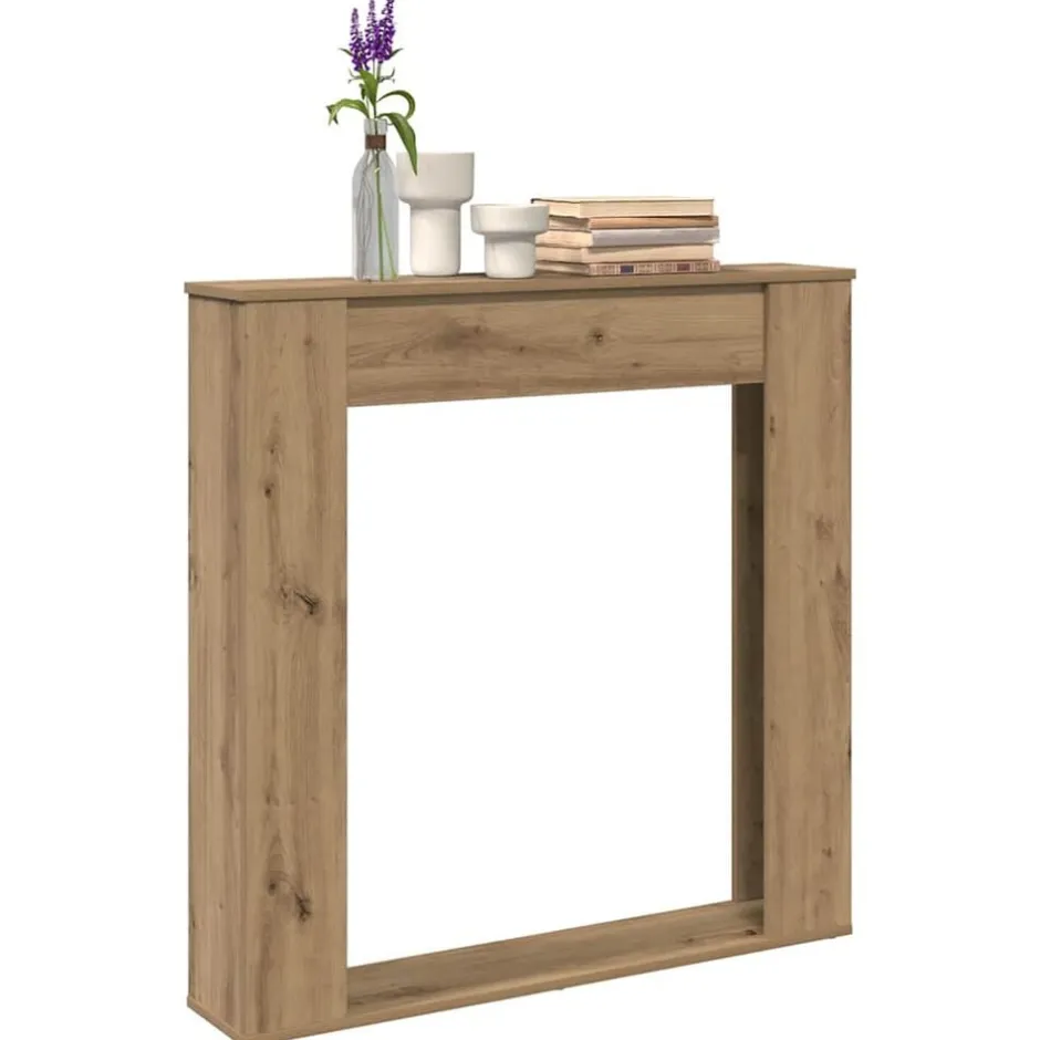 Discount vidaXL Spiselkrans 100x20x100 cm konstruerat trä artisan ek