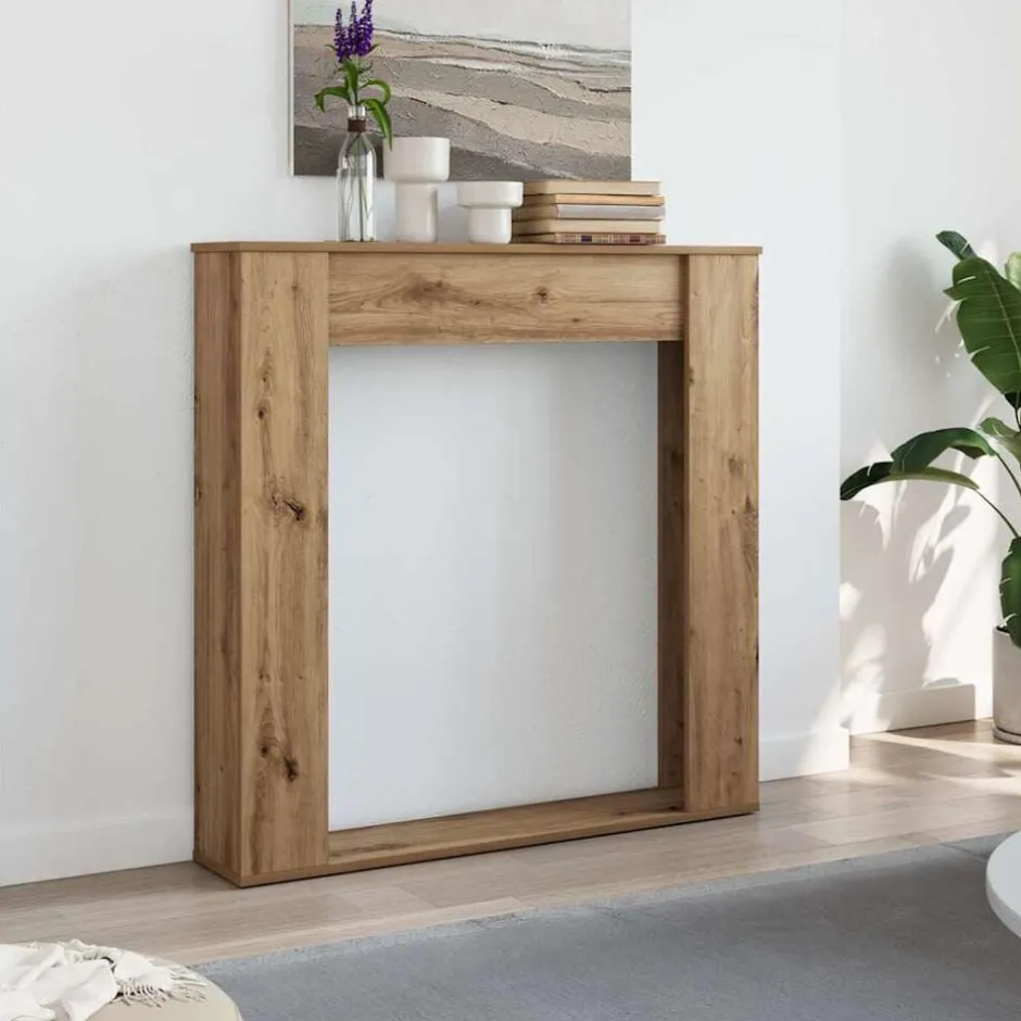 Discount vidaXL Spiselkrans 100x20x100 cm konstruerat trä artisan ek