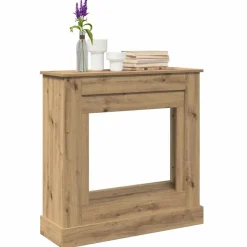Best vidaXL Spiselkrans 90x30x90 cm konstruerat trä artisan ek