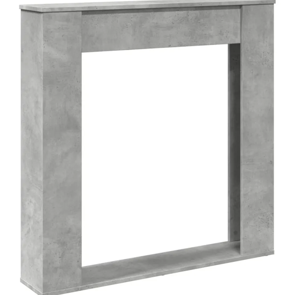 Clearance vidaXL Spiselkrans 100x20x100 cm konstruerat trä Betonggrå