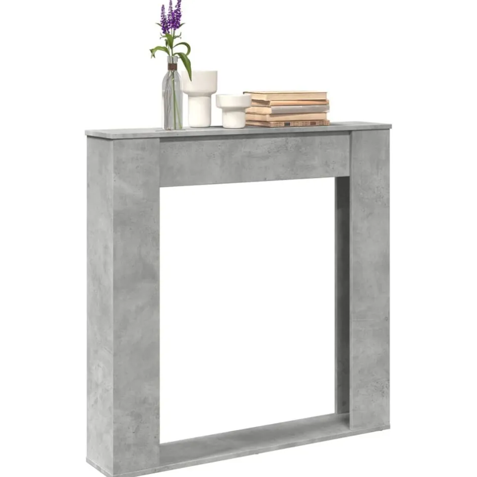 Clearance vidaXL Spiselkrans 100x20x100 cm konstruerat trä Betonggrå