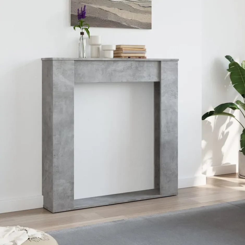 Clearance vidaXL Spiselkrans 100x20x100 cm konstruerat trä Betonggrå