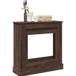 Clearance vidaXL Spiselkrans 90x30x90 cm konstruerat trä brun ek