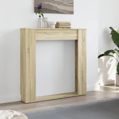 Outlet vidaXL Spiselkrans sonoma-ek 100x20x100 cm konstruerat trä Sonoma ek