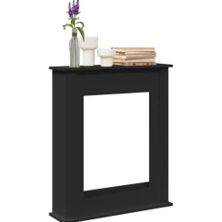 Best vidaXL Spiselkrans 75x20x87,5 cm konstruerat trä Svart