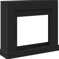 vidaXL Spiselkrans svart 100x30x87,5 cm konstruerat trä