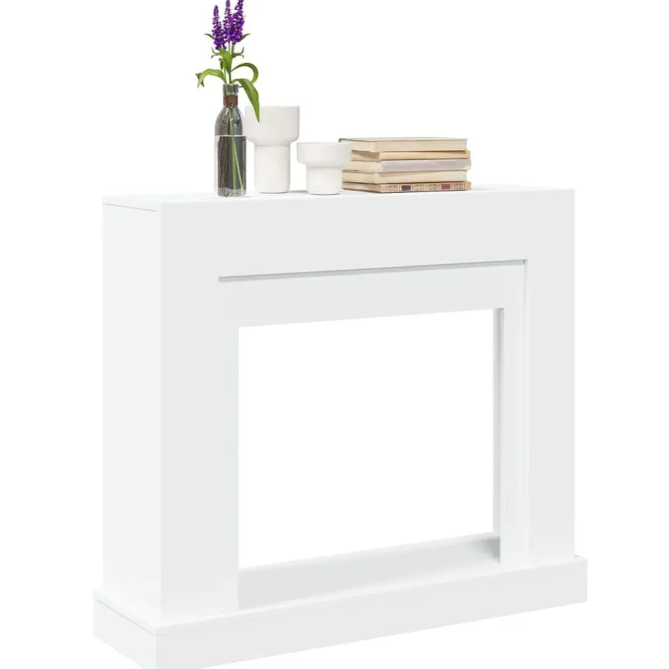 Outlet vidaXL Spiselkrans 100x30x87,5 cm konstruerat trä Vit