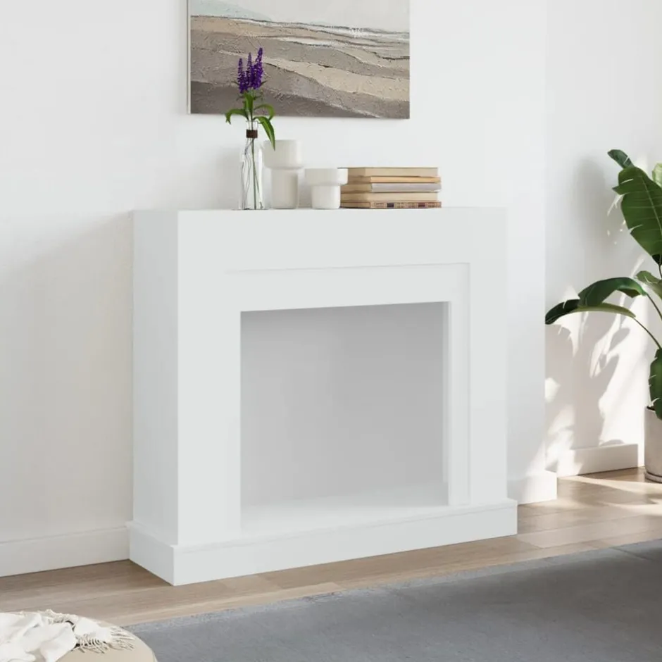 Outlet vidaXL Spiselkrans 100x30x87,5 cm konstruerat trä Vit