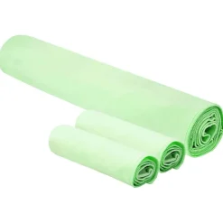 vidaXL Sporthandduk Set 3 pcs Grön Polyester och polyamid