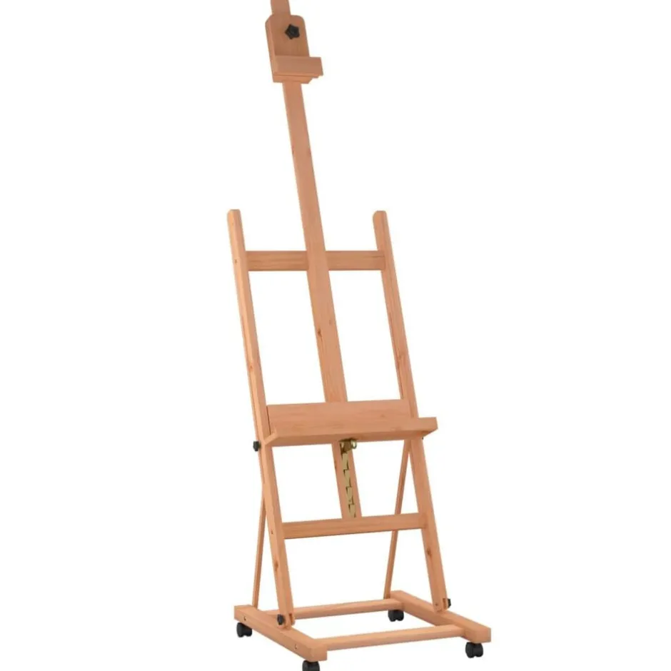 Sale vidaXL Staffli 55x53,5x178 cm massivt bokträ