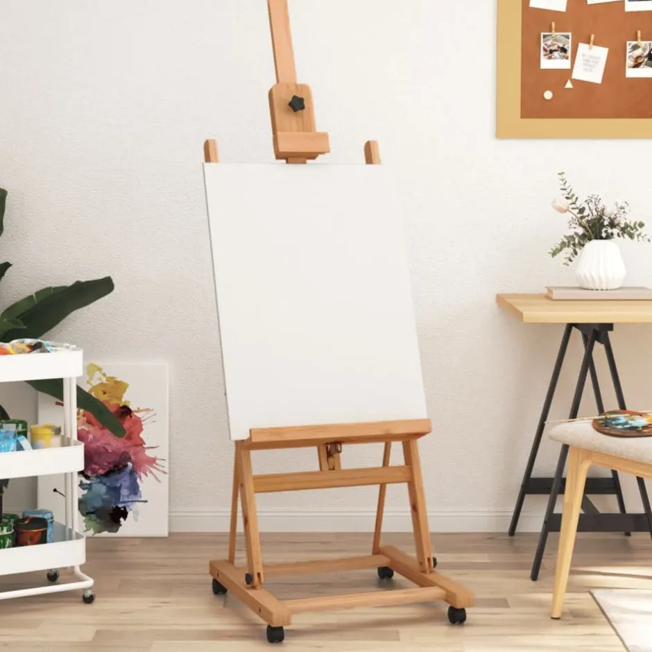 Sale vidaXL Staffli 55x53,5x178 cm massivt bokträ