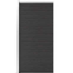 Sale vidaXL Staketpanel WPC 95x186 cm Svart