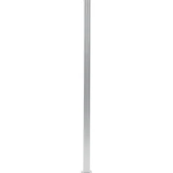 vidaXL Staketstolpar 2 st aluminium 185 cm