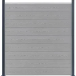 Sale vidaXL Staketstolpar 2 st 185 cm aluminium Mörkgrå