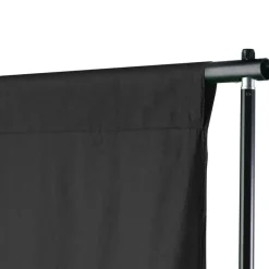 Discount vidaXL Stativ och fotobakgrund 600 x 300 cm Svart