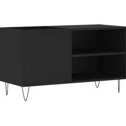 Discount vidaXL Stereobänk 85x38x48 cm konstruerat trä Svart