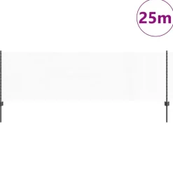 New vidaXL Stängsel med stolpe Grå