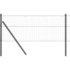 Online vidaXL Stängselstolpe 26 pcs 3,2 x 3,2 x 80 cm Grå