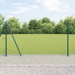 vidaXL Stängselstolpe Grön