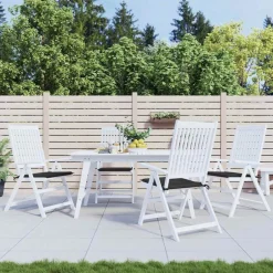 Clearance vidaXL Stolsdynor 4 st 40x40x4 cm oxfordtyg Svart