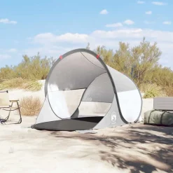 Outlet vidaXL Strandtält pop-up vattentät Grå