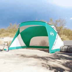 Sale vidaXL Strandtält havs 274x178x170/148 cm 185T polyester Grön