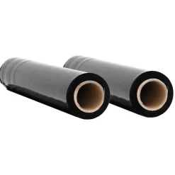 Discount vidaXL Sträckfilm 2 st 17 μm 50 cm x 150 m Svart