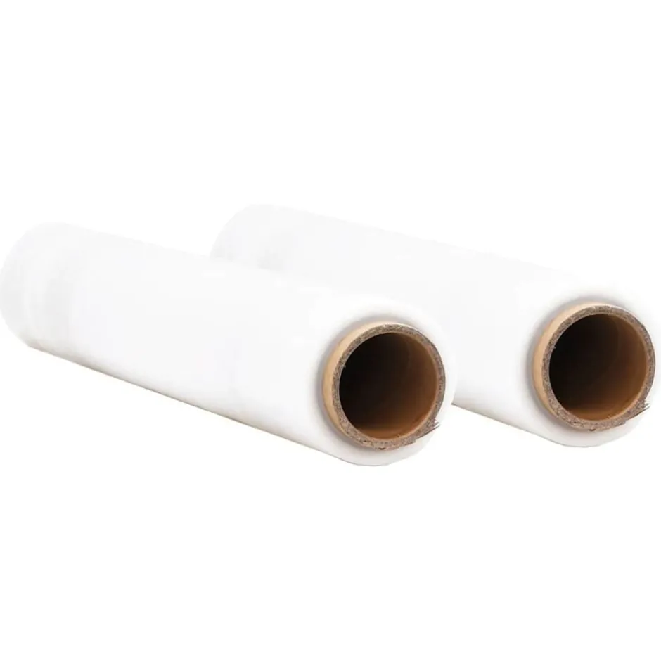 Discount vidaXL Sträckfilm 2 st 17 μm 50 cm x 150 m Transparent