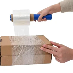 New vidaXL Sträckfilm med handtag 10 st 23 μm 10 cm x 150 m Transparent