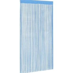 vidaXL Stränggardiner 2 st ljusblå 100x250 cm
