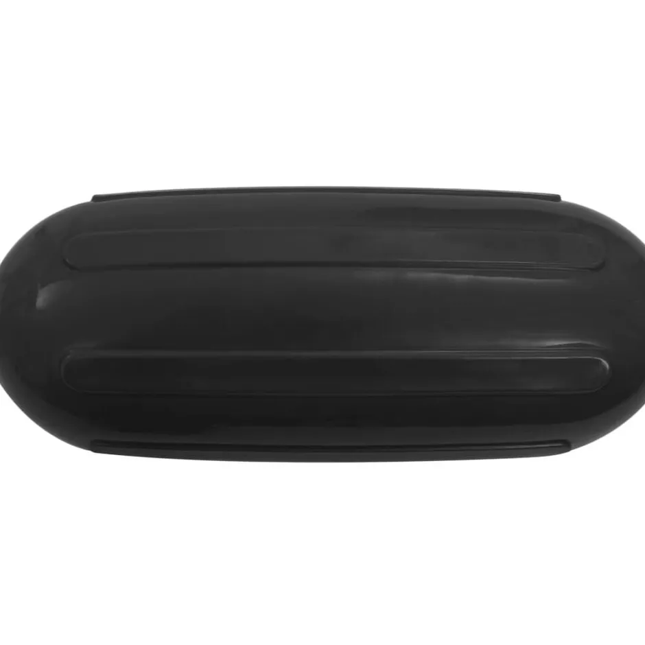 New vidaXL Stötfångare för båt 4 st 41x11,5 cm PVC Svart