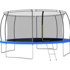 vidaXL Studsmatta rund 460x80 cm 150 kg
