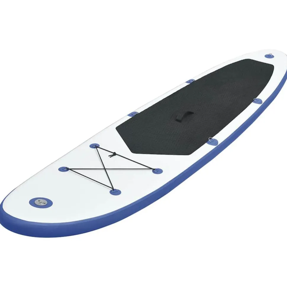 vidaXL SUP surfingbräda uppblåsbar blå och vit