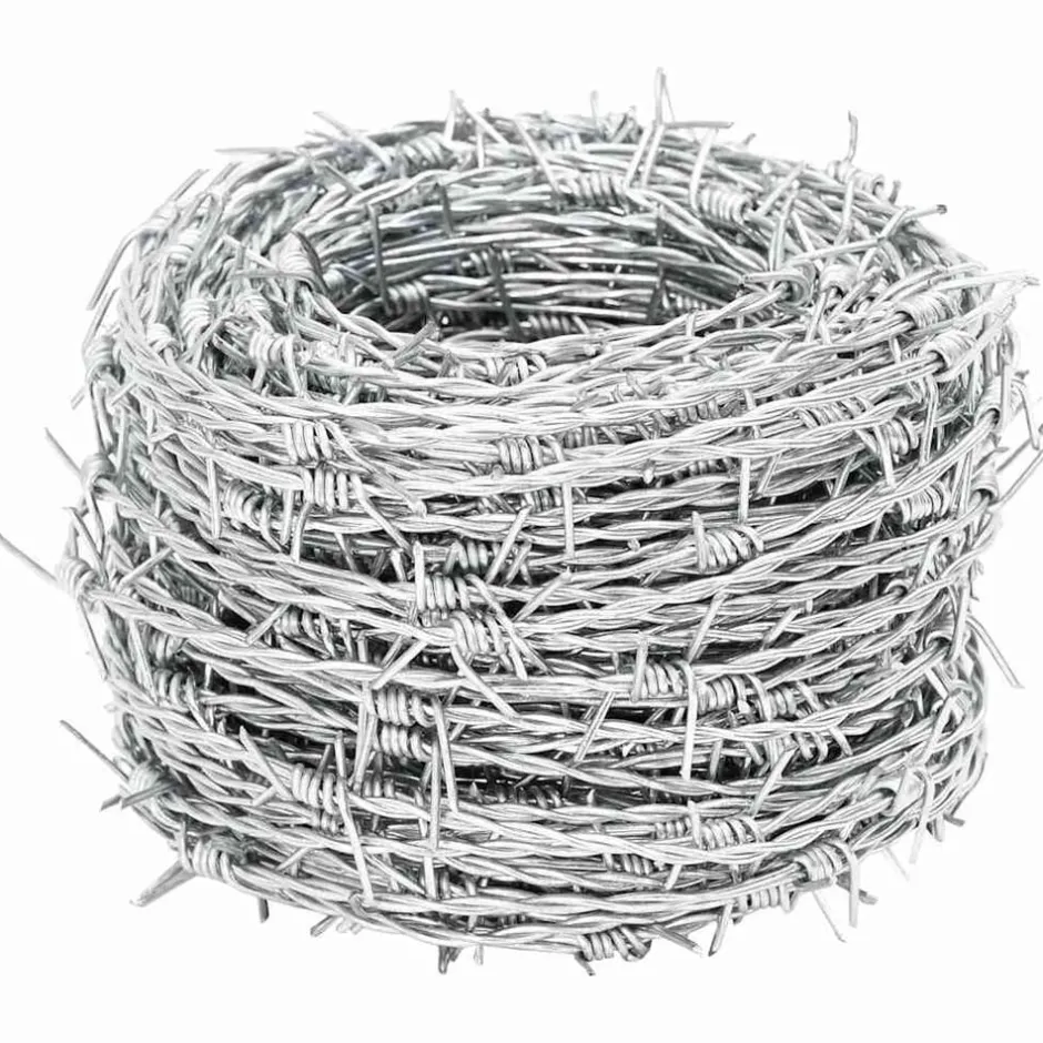Sale vidaXL Taggtråd 500 m Silver