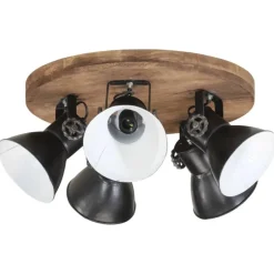Discount vidaXL Taklampa 25 W 50x50x25 cm E27 Svart