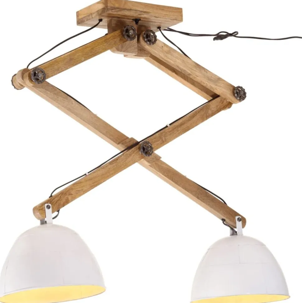 vidaXL Taklampa 25 W vit 29x18x85 cm E27