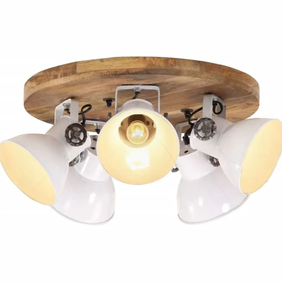 Outlet vidaXL Taklampa 25 W 50x50x25 cm E27 Vit