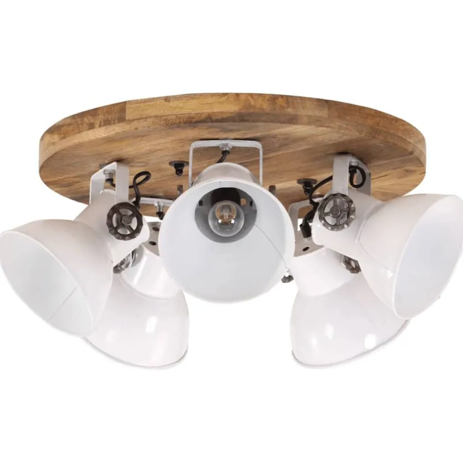Outlet vidaXL Taklampa 25 W 50x50x25 cm E27 Vit