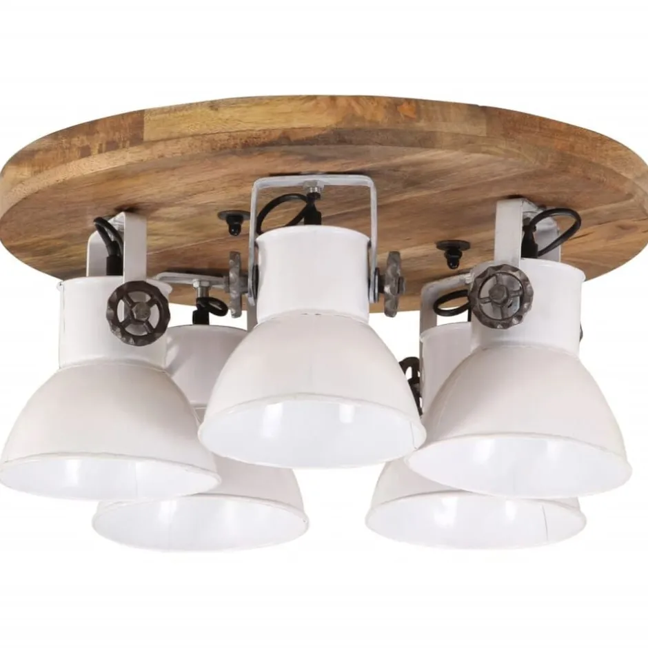 Outlet vidaXL Taklampa 25 W 50x50x25 cm E27 Vit