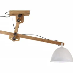 vidaXL Taklampa 25 W vit 105x30x65-108 cm E27