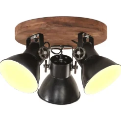 vidaXL Taklampa industriell 25 W svart 42x27 cm E27