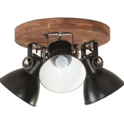 vidaXL Taklampa industriell 25 W svart 42x27 cm E27