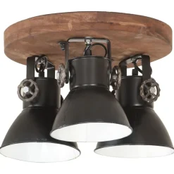 vidaXL Taklampa industriell 25 W svart 42x27 cm E27