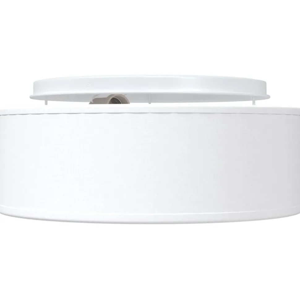 vidaXL Taklampa med strålkastare Vit 30 x 30 x 13,5 cm tyg
