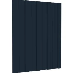 vidaXL Takpanel 12 pcs Antracit 60 x 45 cm Galvaniserat stål